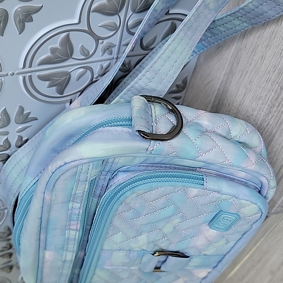 Lug Womens Carousel RFID Technology Convertible Crossbody Bag Mystic Seaglass - Picture 7 of 17